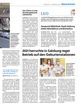 Zeitungsartikel "Lungauer punkten mit Hightech" in den Salzburger Nachrichten - Seite 2